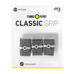 Tennis-Point Classic Grip schwarz 3er